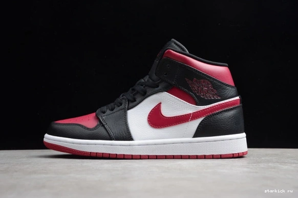 Bred 1 Air 554724-066 554724-066  Toe Mid Jordan 1004